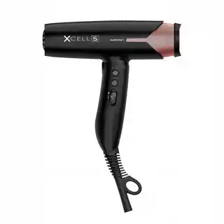 Gamma Piu, ultralekka suszarka do włosów XCELL S, 1600W, czarny