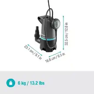 Gardena pompa do wody 09017 47 elektryczna, ciśnienie 3,5 bar, wydajność 3300 l/h, zasilanie 230V
