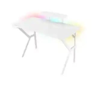 Genesis Holm 320 RGB 120cm Biały Biurko gamingowe