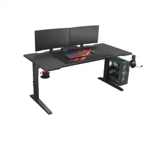 Genesis Holm Modular 160 160cm Regulacja wysokości Czarny Biurko gamingowe