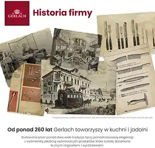 Gerlach zestaw sztućców Tunea 24 elementy, polerowane, stal nierdzewna