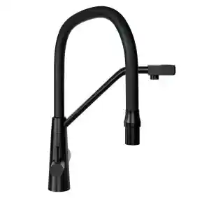 Globalo Olintio Black 1.1 Czarny mat Stal szlachetna Bateria do filtrowania wody