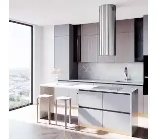 Globalo Olintio Black/Inox 1.1 Czarno-stalowy Stal szlachetna Bateria do filtrowania wody