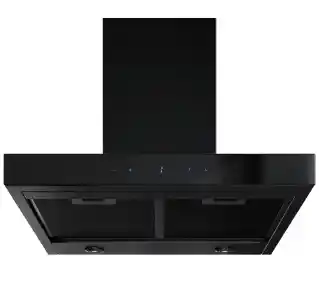Globalo Verta 60.3 H2H czarny okap przyścienny, sterowanie dotykowe, filtr aluminiowy, szerokość 60 cm