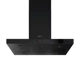 Globalo Verta Isola 90.3 H2H Czarny Okap wyspowy