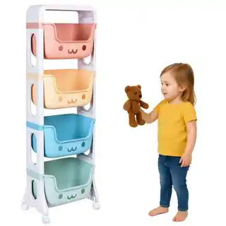 Gockowiak Regał Bobby Wielokolorowy