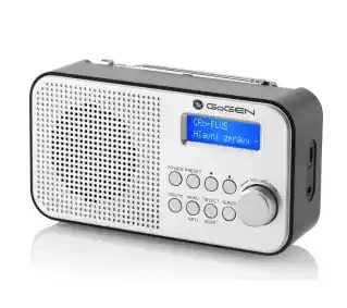 GoGEN DAB 300 N Radio FM DAB+ Srebrny Radioodbiornik