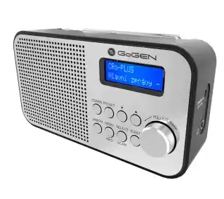 GoGEN DAB 300 N Radio FM DAB+ Srebrny Radioodbiornik