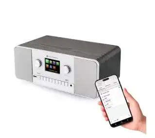 GoGEN IR 257 BTDAB Radio FM DAB+ Internetowe Czarny/Srebrny Radioodbiornik