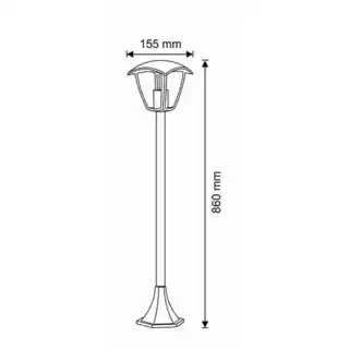 Goldlux Lampa ogrodowa Igma 311900