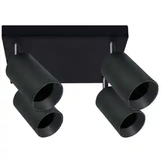 Goldlux Lampa sufitowa Maribel 4K 319944 Czarno-złoty