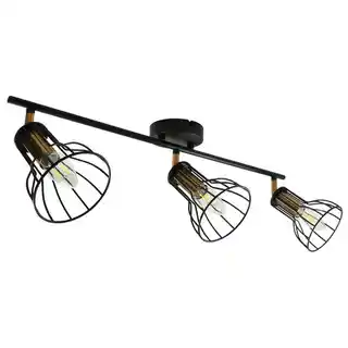 Goldlux Lampa sufitowa Sofia-3 310958 Czarno-miedziany