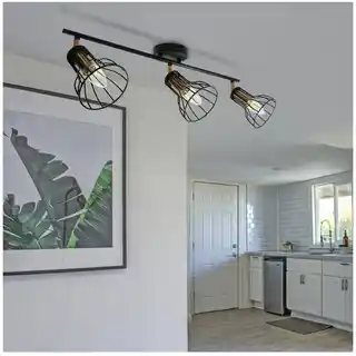 Goldlux Lampa sufitowa Sofia-3 310958 Czarno-miedziany