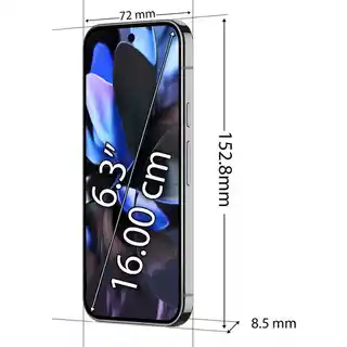 Google Pixel 9 Pro 5G 16GB 128GB czarny, ekran 6.3 cala 120Hz, obsydian, dual SIM, Norton antywirus, słuchawki