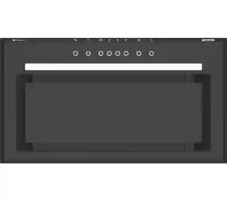 Gorenje BHI65236B Czarny Okap podszafkowy