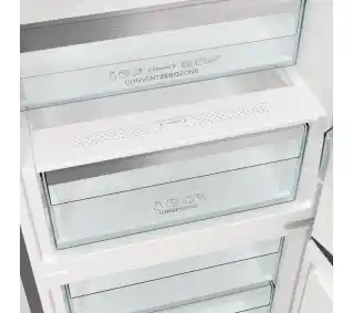 Gorenje G600 NRB620E61X4WFE Pełny No Frost 203cm Zdalne sterowanie Szuflada z kontrolą wilgotności Szary Lodówka