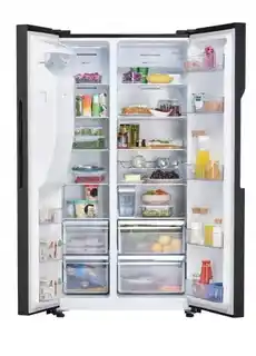 Gorenje Lodówka Nofrost Nrs9Evb Kostkarka Czarna