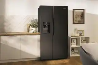 Gorenje Lodówka Nofrost Nrs9Evb Kostkarka Czarna