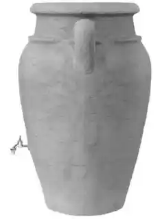 Antique amphora 360L, zbiornik na deszczówkę, ciemny granit, stylowy, z donicą, marka AMFORA