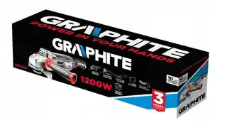 Graphite Szlifierka kątowa 59G220