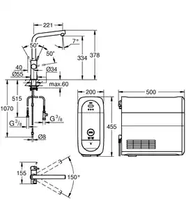 Grohe Concetto Bateria kuchenna wysoka chrom 32661003