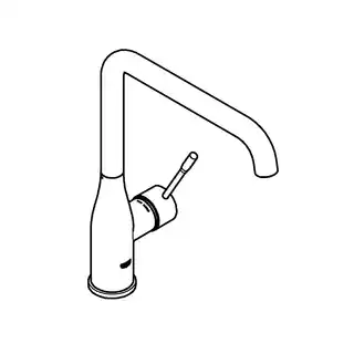 Grohe Essence Bateria kuchenna wysoka cool sunrise 30269GL0