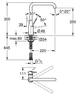 Grohe Essence Bateria kuchenna wysoka cool sunrise 30269GL0