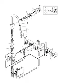 Grohe Minta Touch Bateria kuchenna dotykowa z wyciąganą wylewką chrom 31358DC2