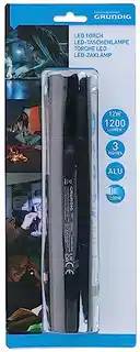 Grundig latarka G3567, LED, wodoodporna, kompaktowa, czarna
