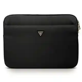 Guess nylon triangle GUCS13NTMLBK 13 cali czarne etui na laptop, nylon, logo, lekki, wytrzymały