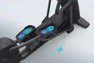Gymost Orbitrek elektromagnetyczny Trenażer E38 Led Mata pod sprzęt
