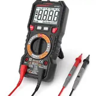 Habotest Multimetr cyfrowy HT118C True RMS NCV testowanie akumulatorów latarka