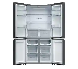 Haier Cube HCR39F19ENPT Pełny No Frost 190,5cm Komora świeżości Zdalne sterowanie Czarny Lodówka