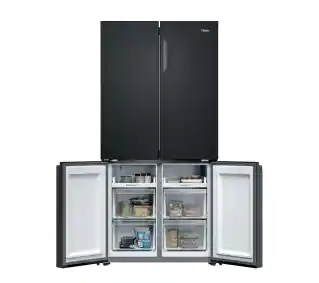Haier Cube HCR39F19ENPT Pełny No Frost 190,5cm Komora świeżości Zdalne sterowanie Czarny Lodówka