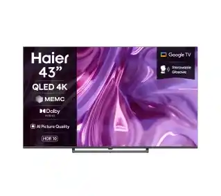 Haier H43S80GUX 43 QLED 4K 60Hz Google TV Dolby Audio HDMI 2.1 DVB-T2 Telewizor QLED