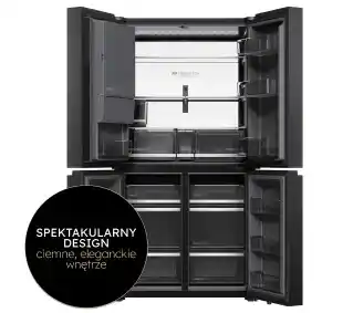 Haier HCW99F18DIMB Cube No Frost 182,5cm Czarny Lodówka