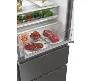 Haier HFR7720DWMP 200,6cm szczotkowana lodówka lodówka