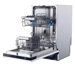 Haier i-Pro Shine Seria 4 XI0C3TB3FB 44,8cm Automatyczne otwieranie drzwi Zdalne sterowanie Zmywarka do zabudowy