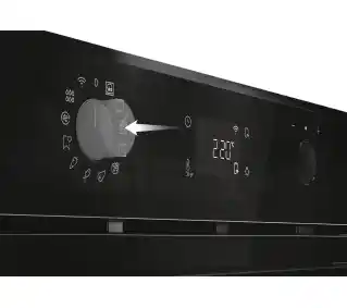 Haier ID Seria 2 H6 ID2P3B3EHTB Termoobieg Zdalne sterowanie Czarne szkło Piekarnik elektryczny