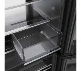 Haier SBS HCW99F18DHMB Cube No Frost 182,5cm Czarny Lodówka