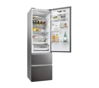 Haier Seria 5 HTW5620CNMP Pełny No Frost 205cm Komora świeżości Zdalne sterowanie Dark Inox Lodówka