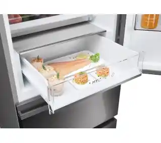 Haier Seria 5 HTW5620CNMP Pełny No Frost 205cm Komora świeżości Zdalne sterowanie Dark Inox Lodówka
