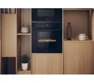 Haier Seria ID2 H6 ID2P5B5EYTB Taca Air Fry Termosonda Termoobieg Czarny Piekarnik elektryczny