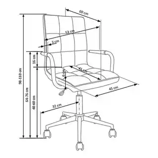 Halmar Fotel obrotowy Gonzo Eco skóra fioletowy, młodzieżowy, regulowany, ergonomiczny