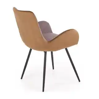 Halmar Krzesło K-392 szary tapicerowane drewno metal nowoczesne