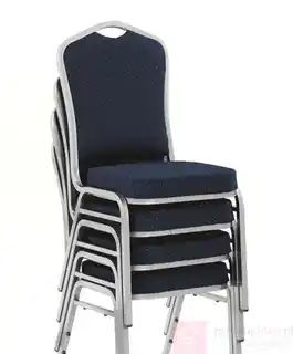 Halmar Krzesło konferencyjne K-66S Niebieski