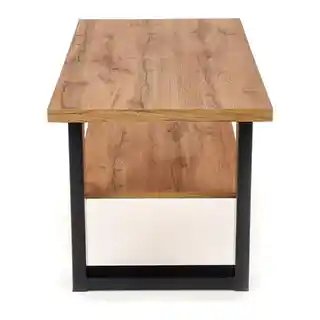Halmar Ława VENOM U 60x120 Dąb Wotan, czarny