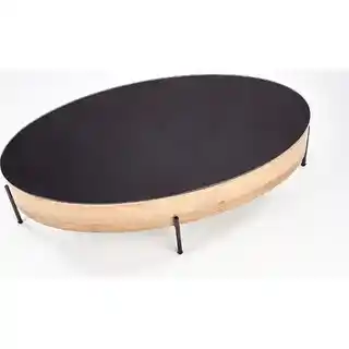 Halmar Ława ZENGA 60x120 Dąb + czarny