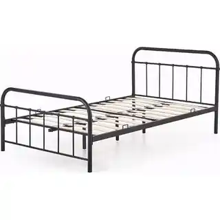 Halmar łóżko metalowe Linda 120x200 czarne