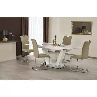Halmar Stół VISION rozkładany 160 200 cm biały drewno MDF